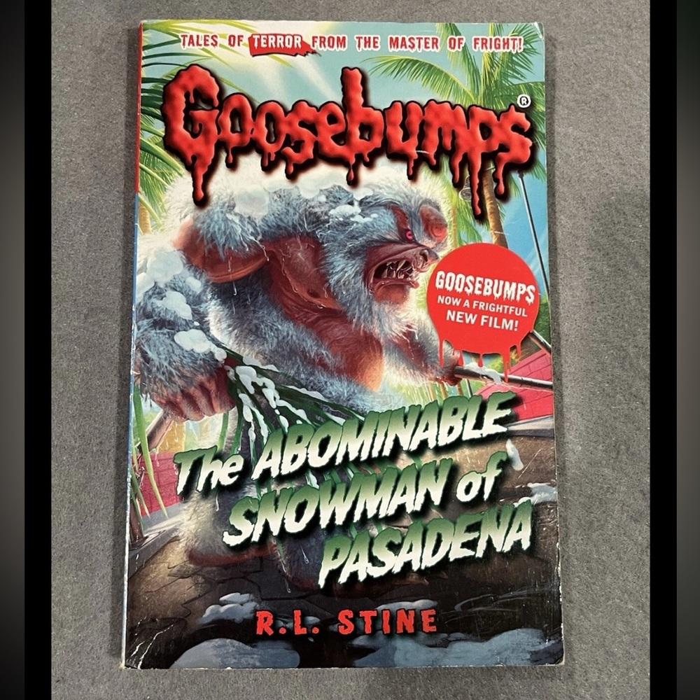Goosebumps #27: Abominable Snowman of Pasadena by R. L. Stine (2015) Book Paper
